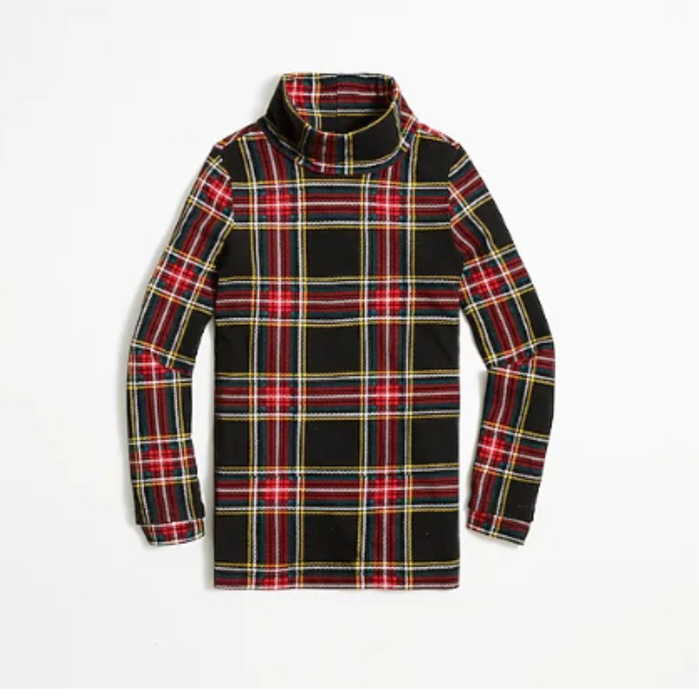 NWT Girls' printed turtleneck